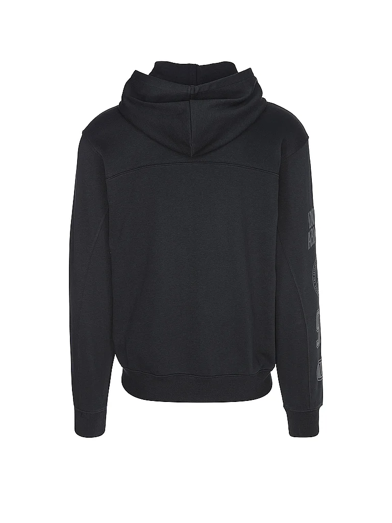 UNDER ARMOUR Herren Kapuzenjacke UA Rival Graphic FZ schwarz | L — Bild 3